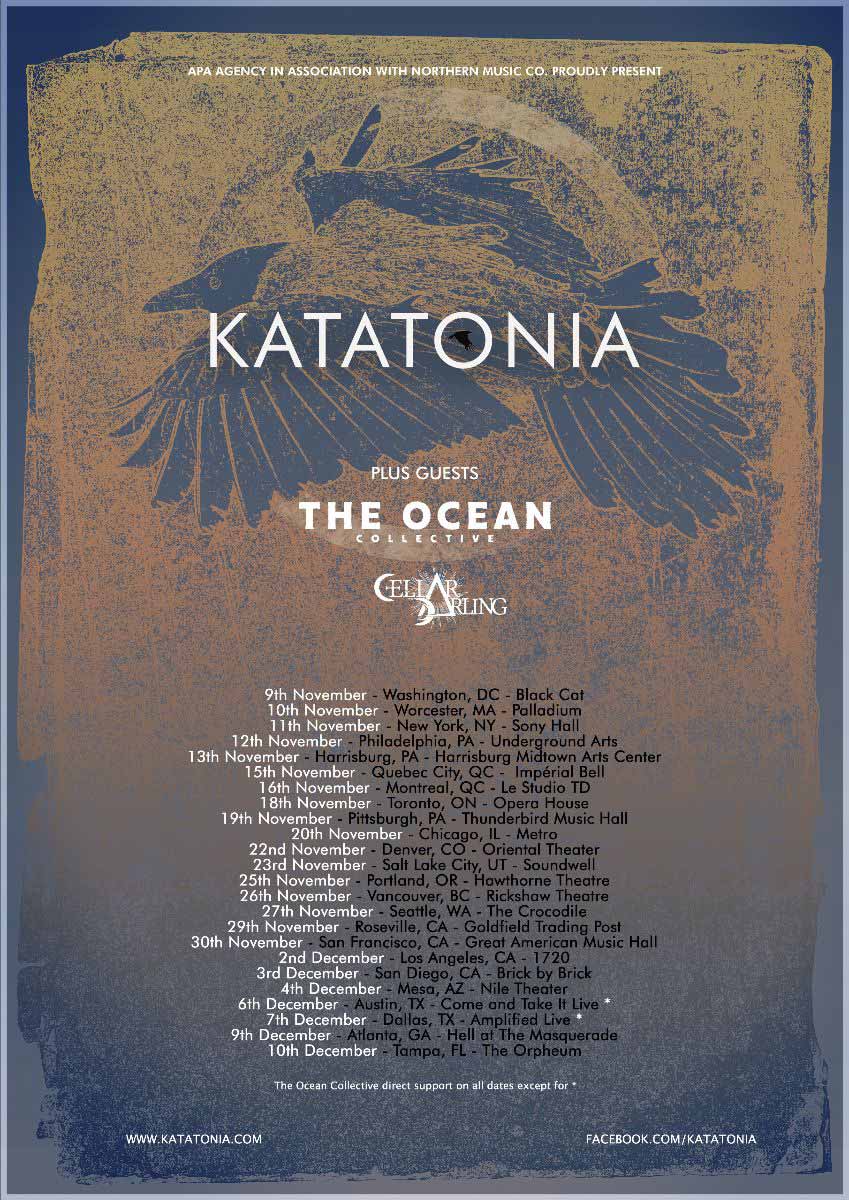 Katatonia tour dates 2022