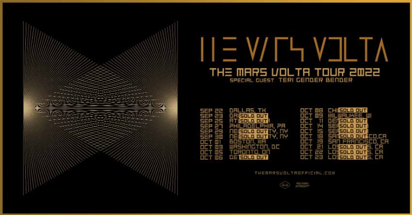 The Mars Volta tour dates 2022