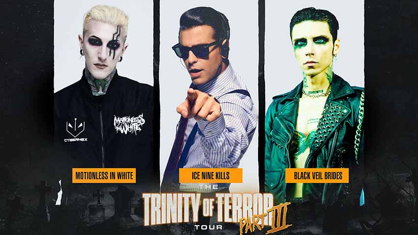 Trinity of Terror tour dates 2022