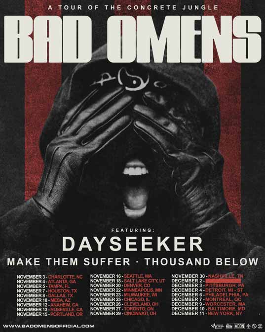 Bad Omens North American headline tour