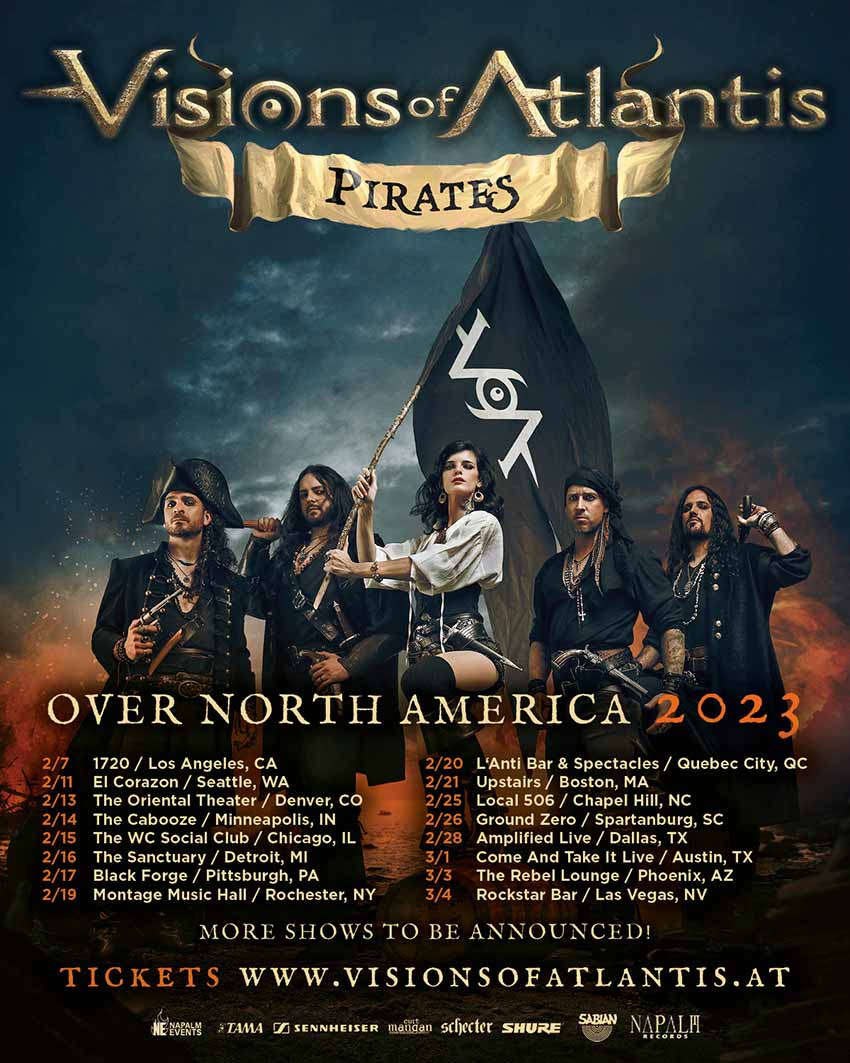 Visions of Atlantis 2023 tour dates