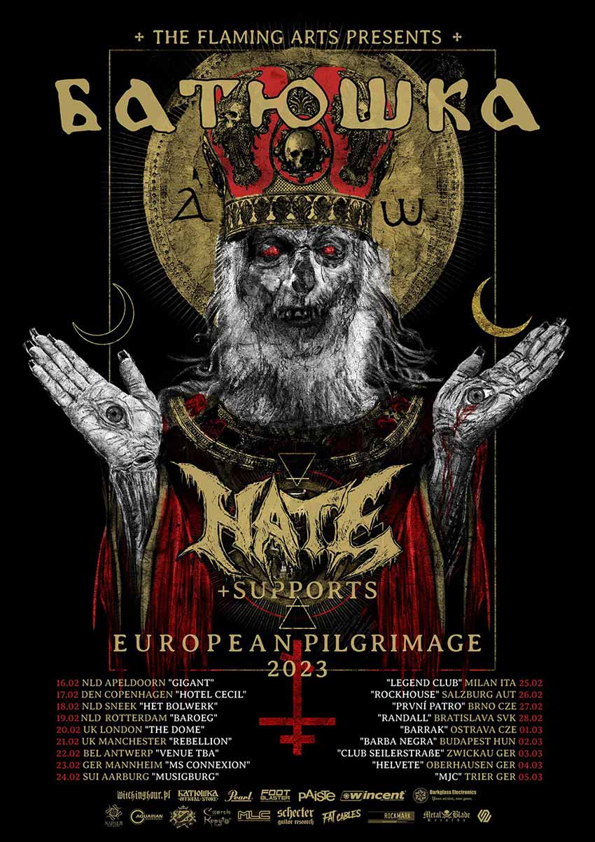 Hate Batushka European tour dates 2023