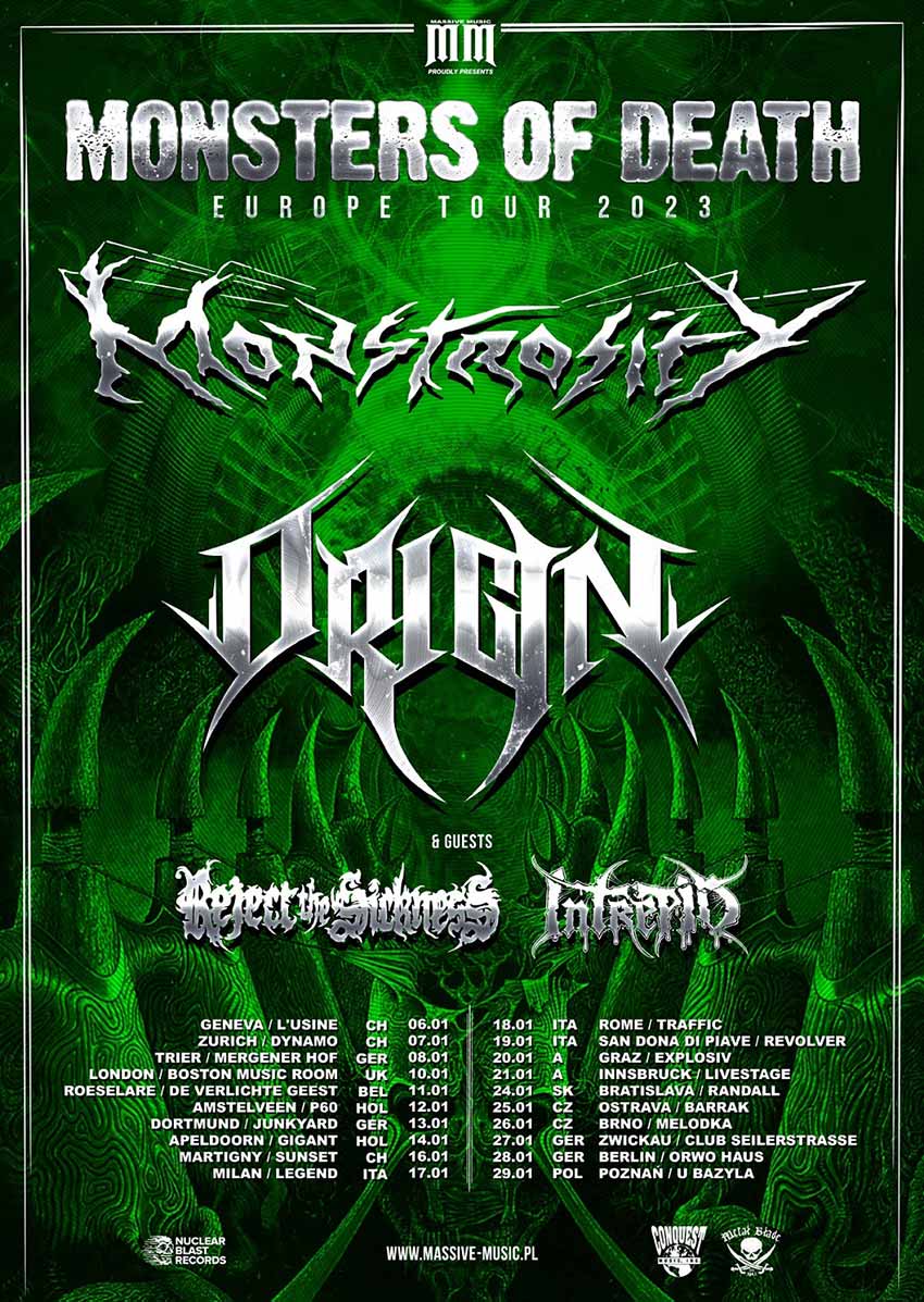Origin Monstrosity tour 2023