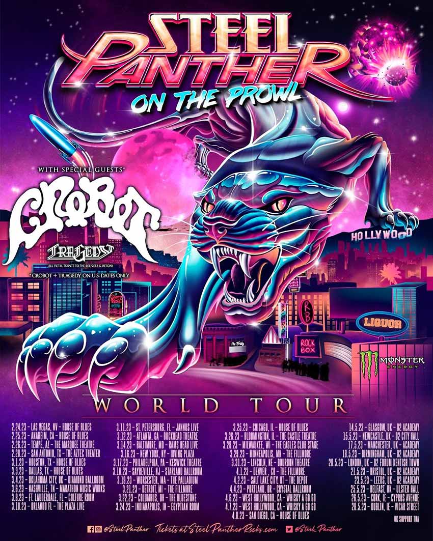 Steel Panther tour dates 2023