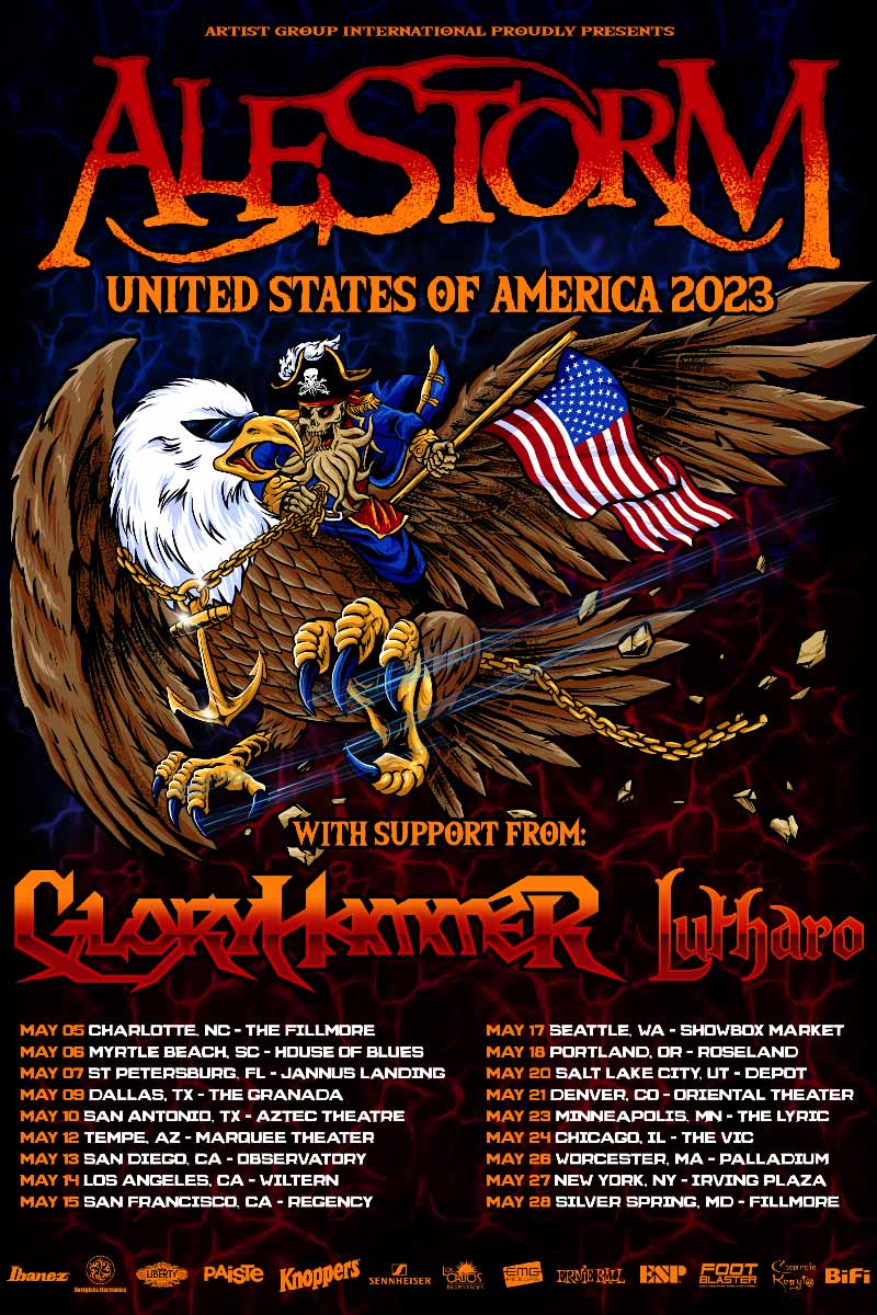 Alestorm tour dates 2023