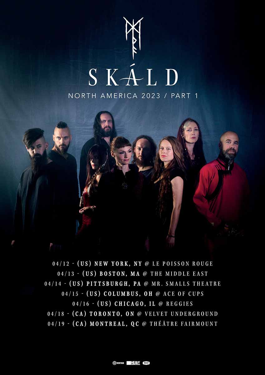 Skáld tour dates North America 2023