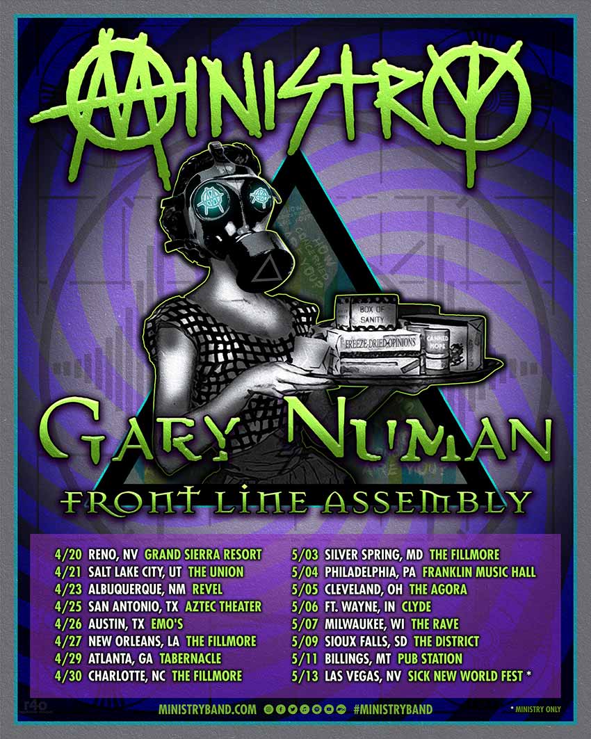 Ministry North American headline shows 2023