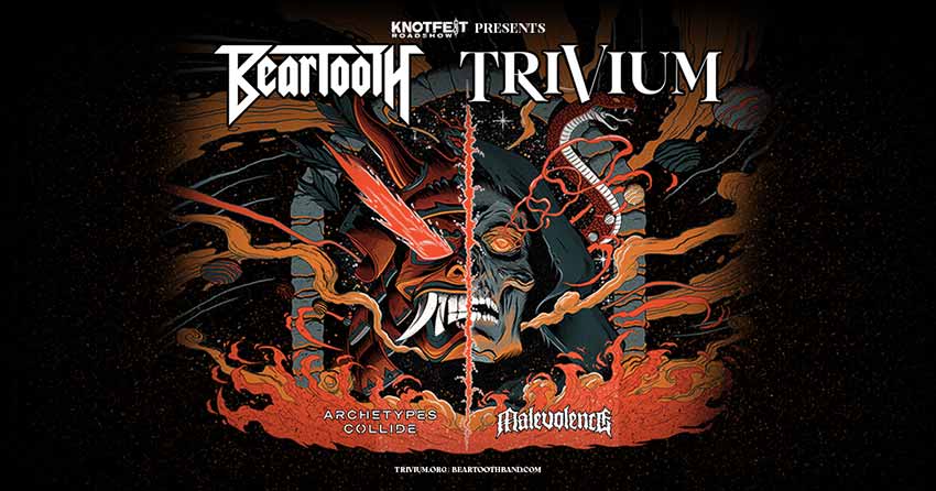 Beartooth and Trivium tour dates for 2023