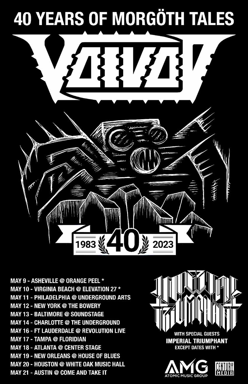 voivod us tour 2023