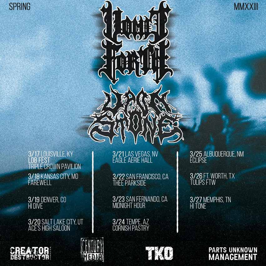 Vomit Forth headlining tour dates for 2023