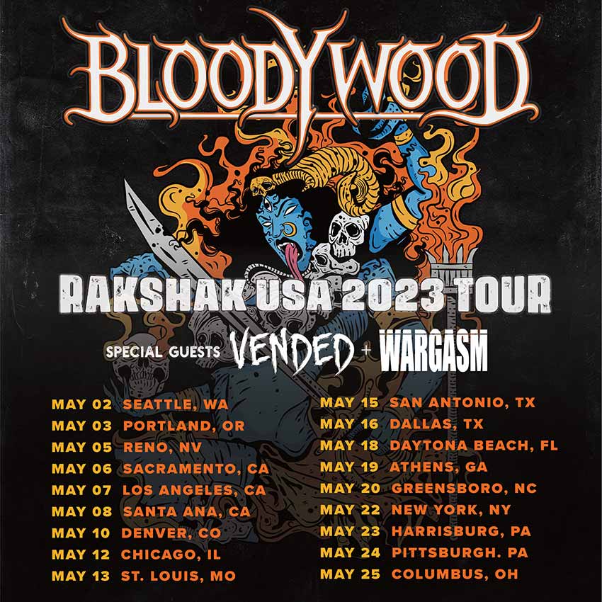 Bloodywood tour dates USA 2023