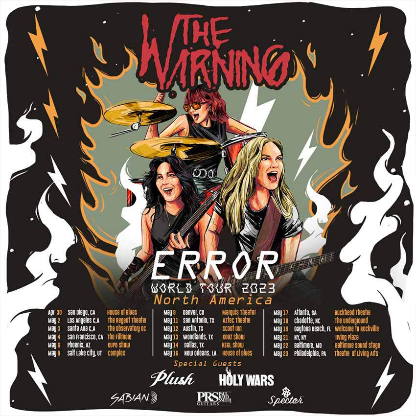 The Warning announce 2023 U.S. tour dates NextMosh