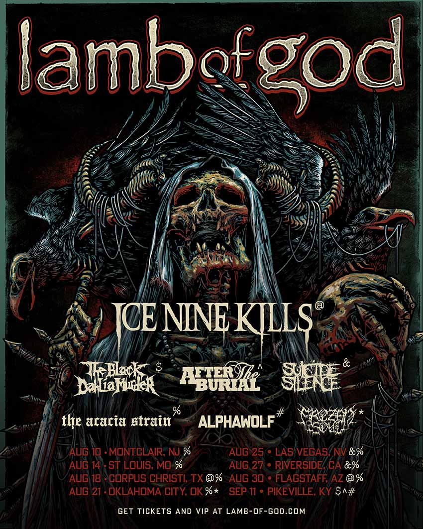 Lamb of God new tour for 2023