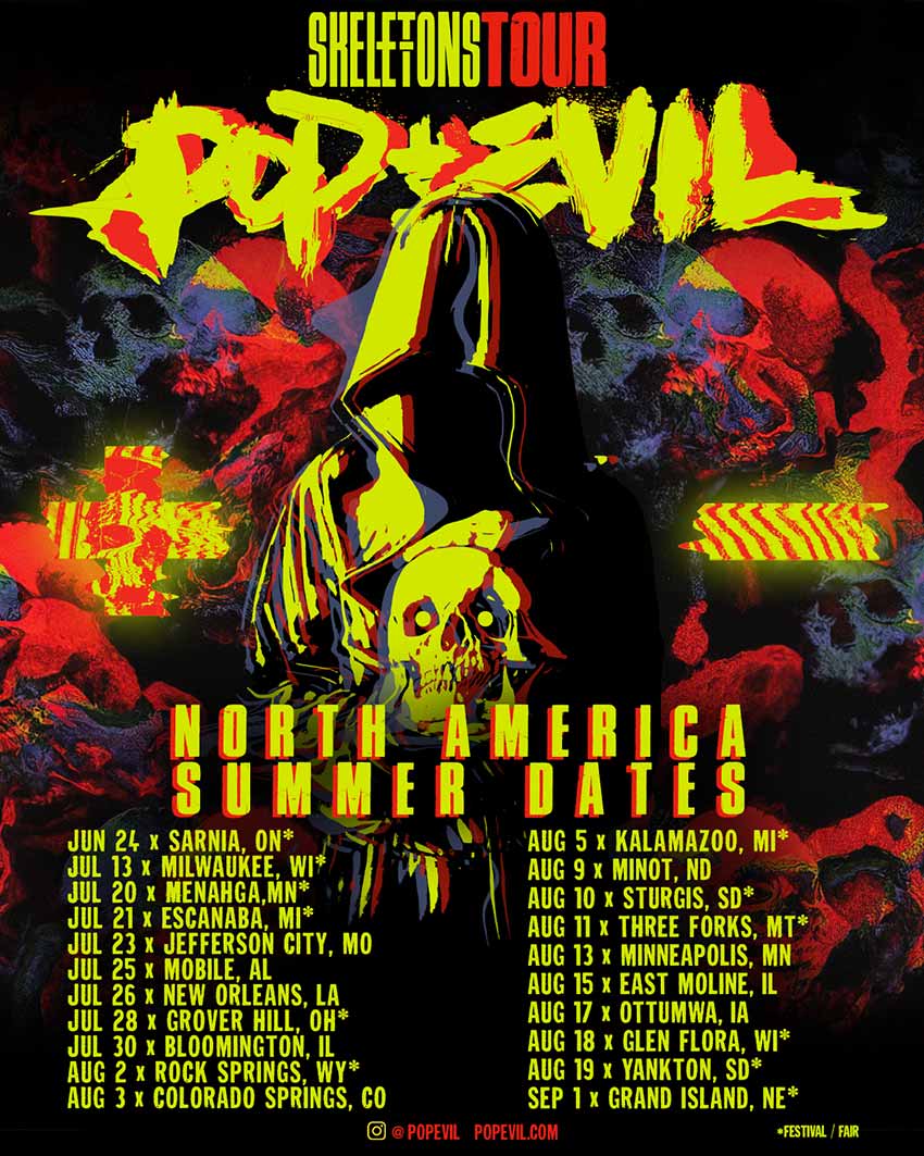 Pop Evil new tour dates for 2023