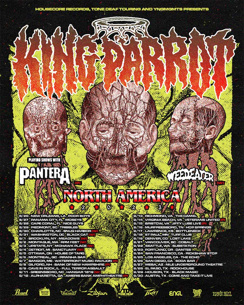 King Parrot fresh tour dates USA 2023