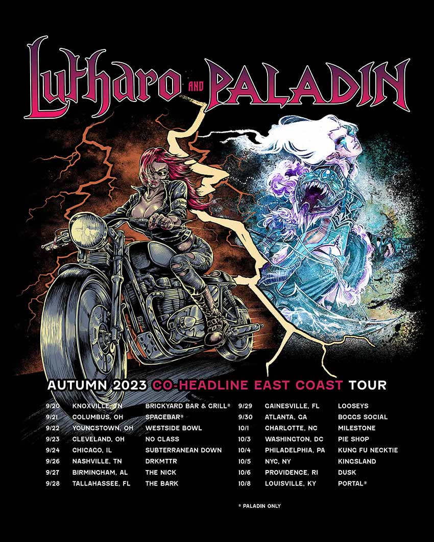 Lutharo Paladin tour dates 2023