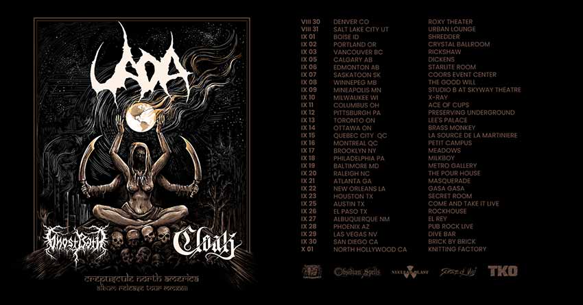 Cloak new tour dates 2023