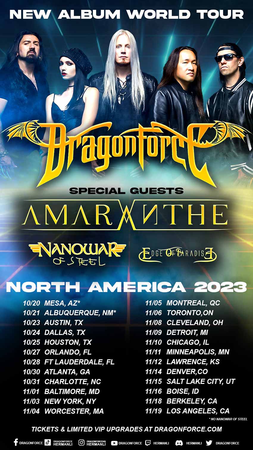 dragonforce tour chicago