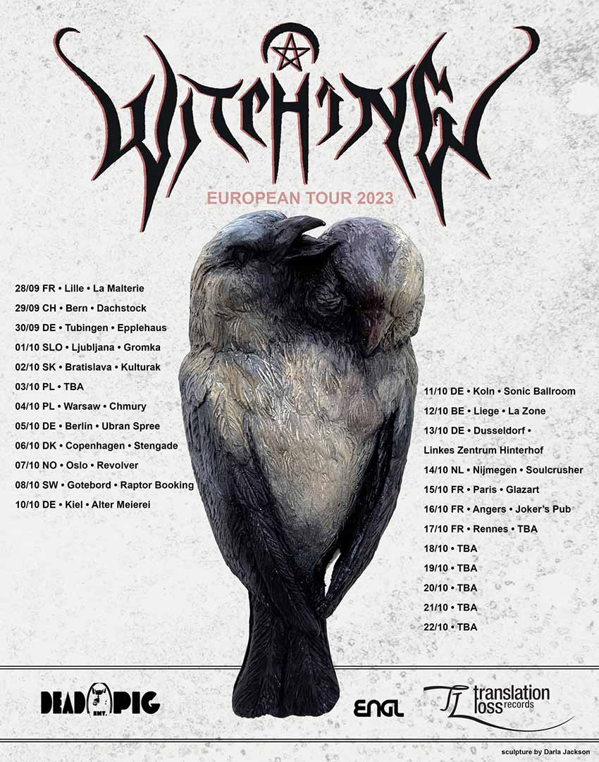 Witching 2023 European tour dates