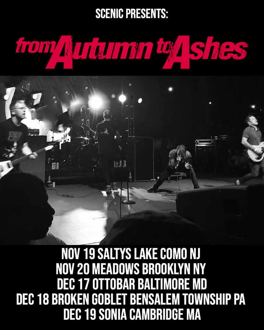 From Autumn To Ashes new tour 2023
