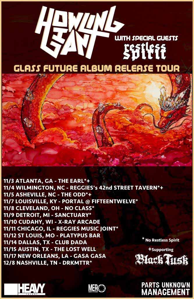 Howling Giant tour dates 2023