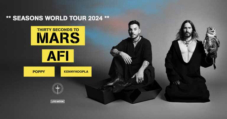 Thirty Seconds To Mars tour dates for 2024