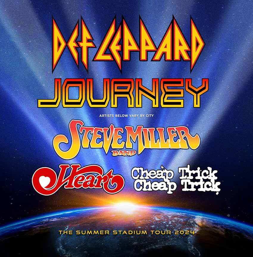Def Leppard Journey tour dates 2024