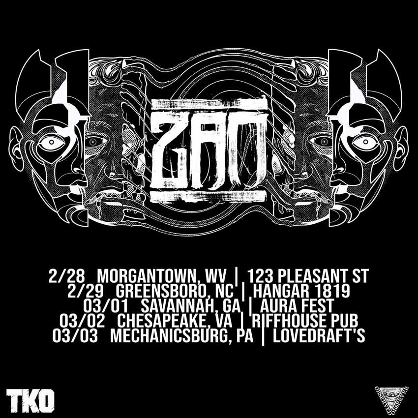 ZAO tour dates for early 2024