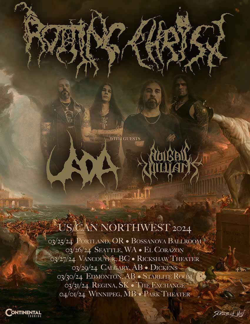 Rotting Christ North American tour dates for 2024