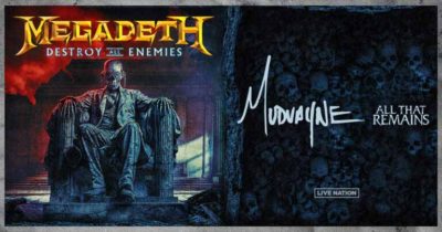Megadeth, Mudvaybe and All That Remains tour admat