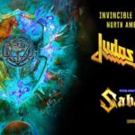 Tour flyer for Judas Priest and Sabaton tour dates