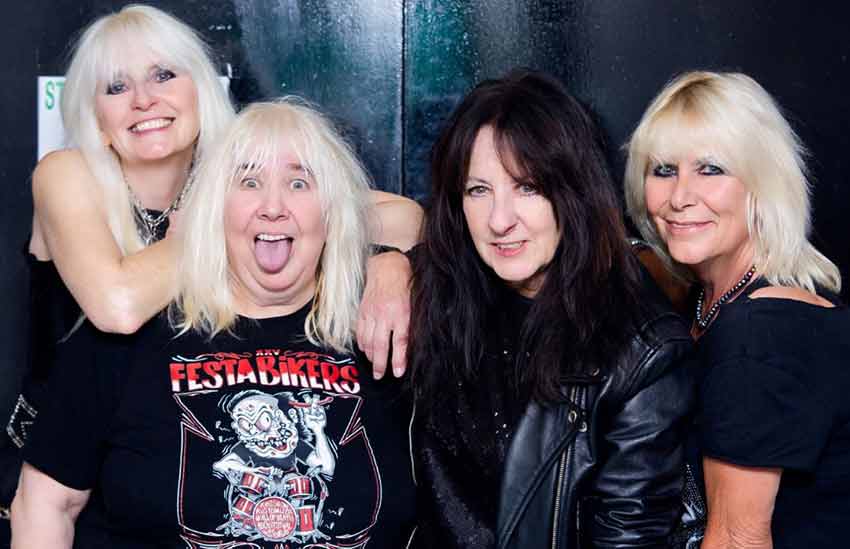 Girlschool band promo photo