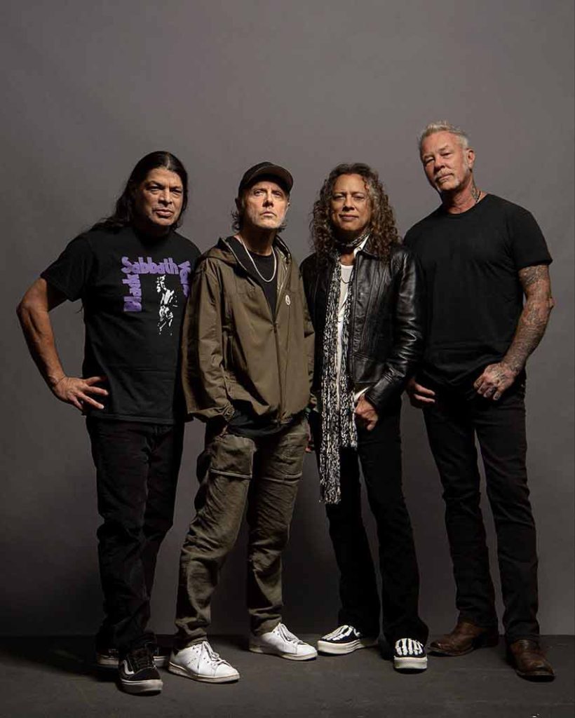 Metallica new photo for North American tour 2025