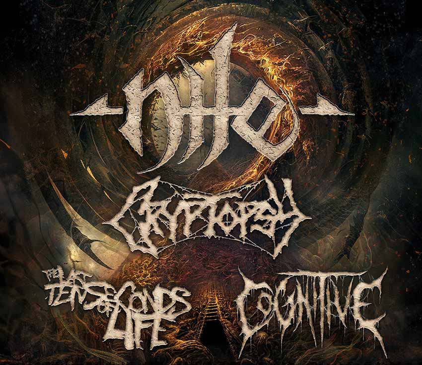 Nile and Cryptopsy tour dates 2025