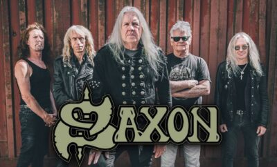 Promo photo for the band Saxon