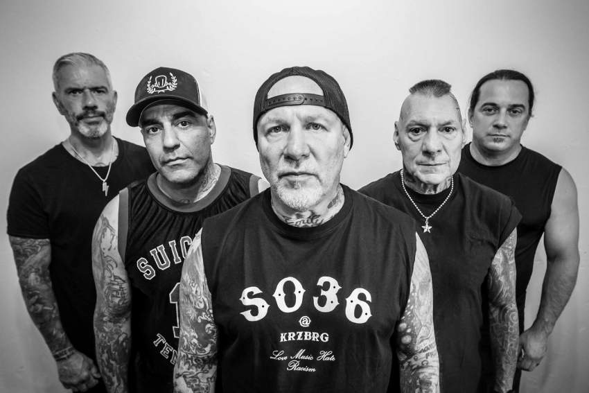 New promo photo for the band Agnostic Front 2026