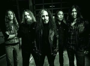 Promo photo of the band Death Angel from 2024