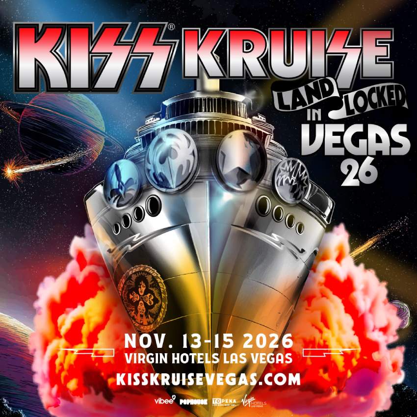 Flyer for the new Kiss Kruise 2026