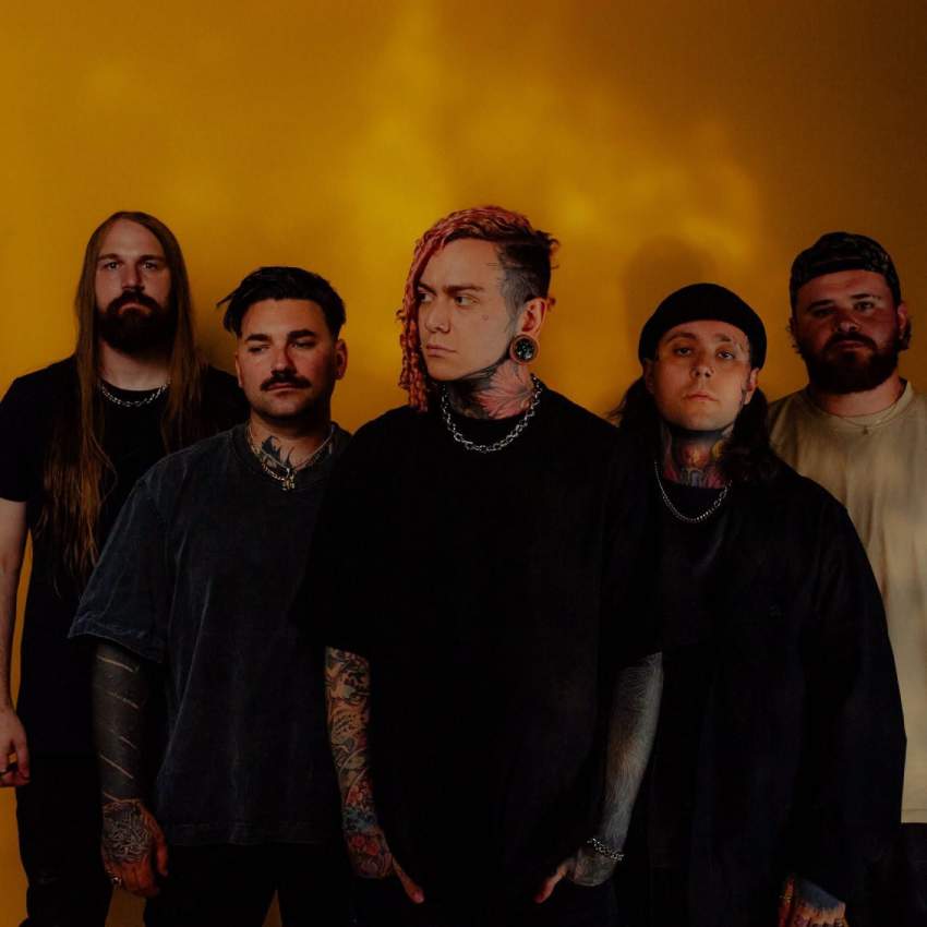 New promo photo for Lorna Shore band 2026
