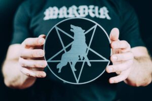 New merch line from the black metal band Marduk