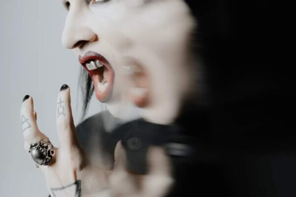 New artwork for Marilyn Manson single "Front Toward Enemy"