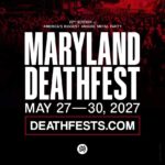 Promo flyer for the 2027 Maryland Deathfest