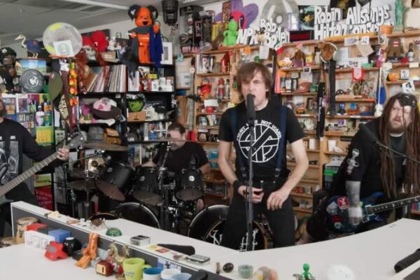 Napalm Death performed a Tiny Desk concert