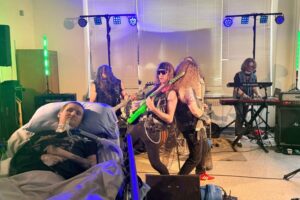The Scepter performing at a hospital