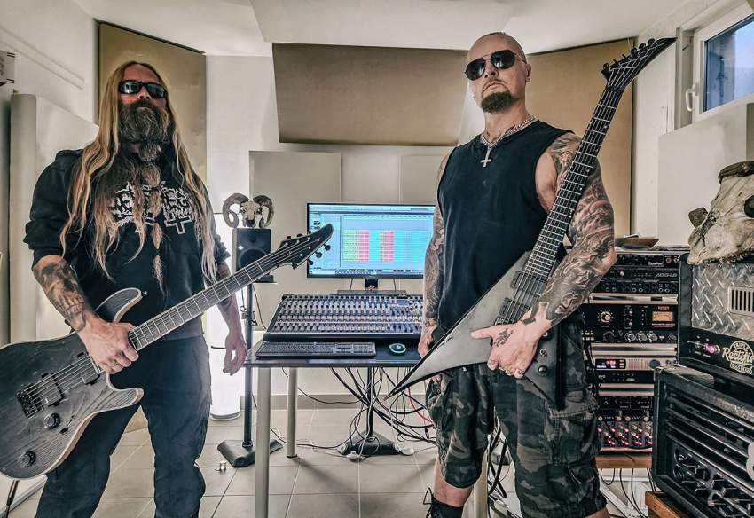 New photo of Belphegor in the studio recording new album