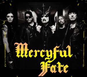 Promo photo for Mercyful Fate festival concert in 2027