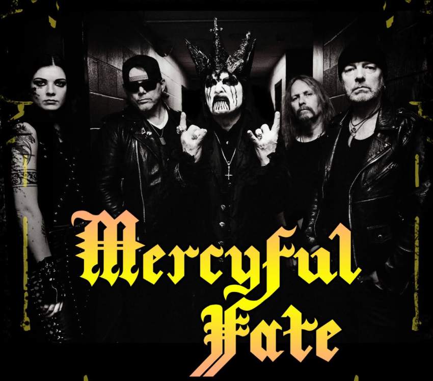Promo photo for Mercyful Fate festival concert in 2027
