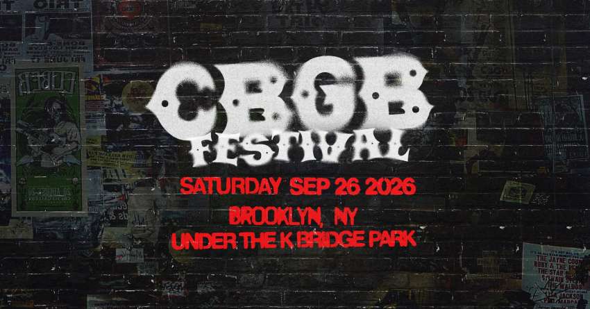 CBGB Festival 2026 show ad mat