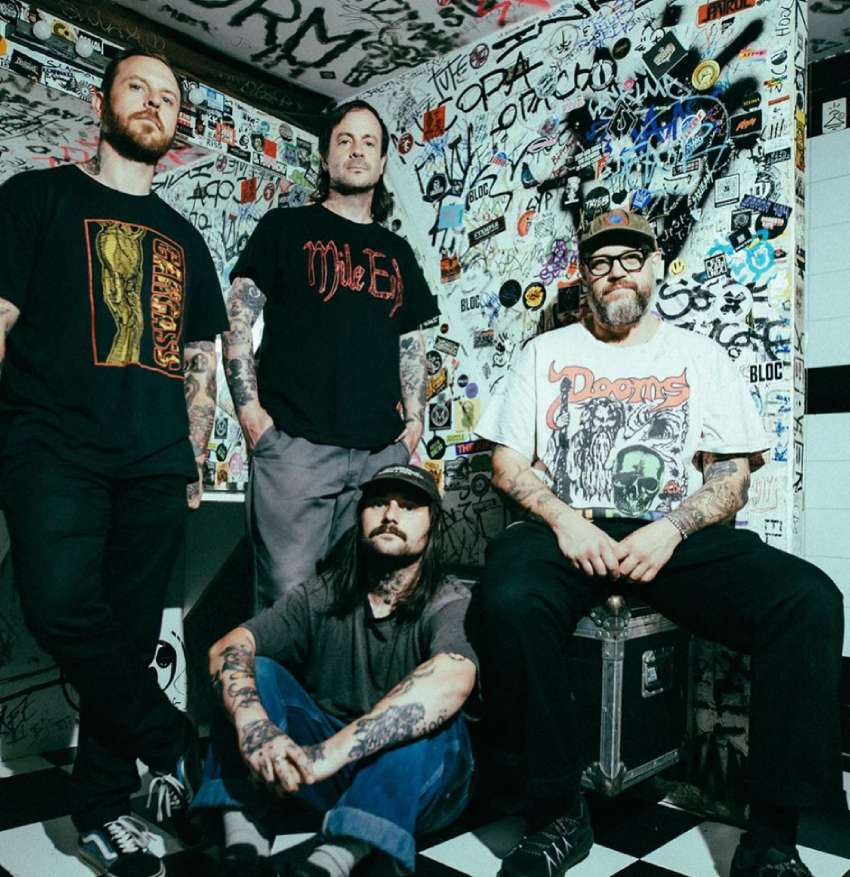 Promo photo for the metal band Cancer Bats