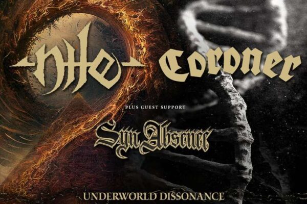 Nile and Coroner tour flyer 2026
